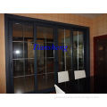 Professional Powder Coated Bullet Proof Aluminum Security Sliding Door to Room Price with Double Glazing as. Nzs2208
